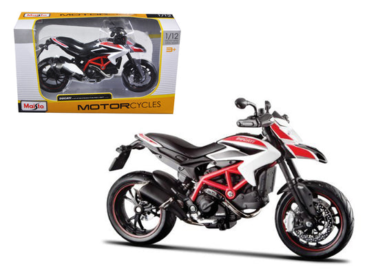 2013 ducati hypermotard sp with and stripes 1/12 diecast motorcycle model