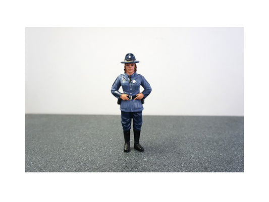 state trooper sharon figure for 1:24 diecast model cars