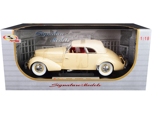 1936 cord 810 coupe with top and interior 1/18 diecast model car