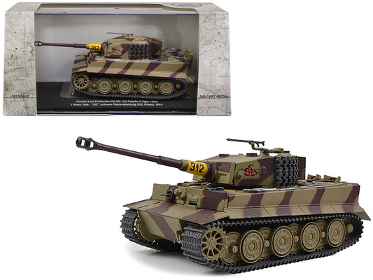 german late production sd kfz 181 pzkpfw tiger ausf tank 312 1/43 diecast model