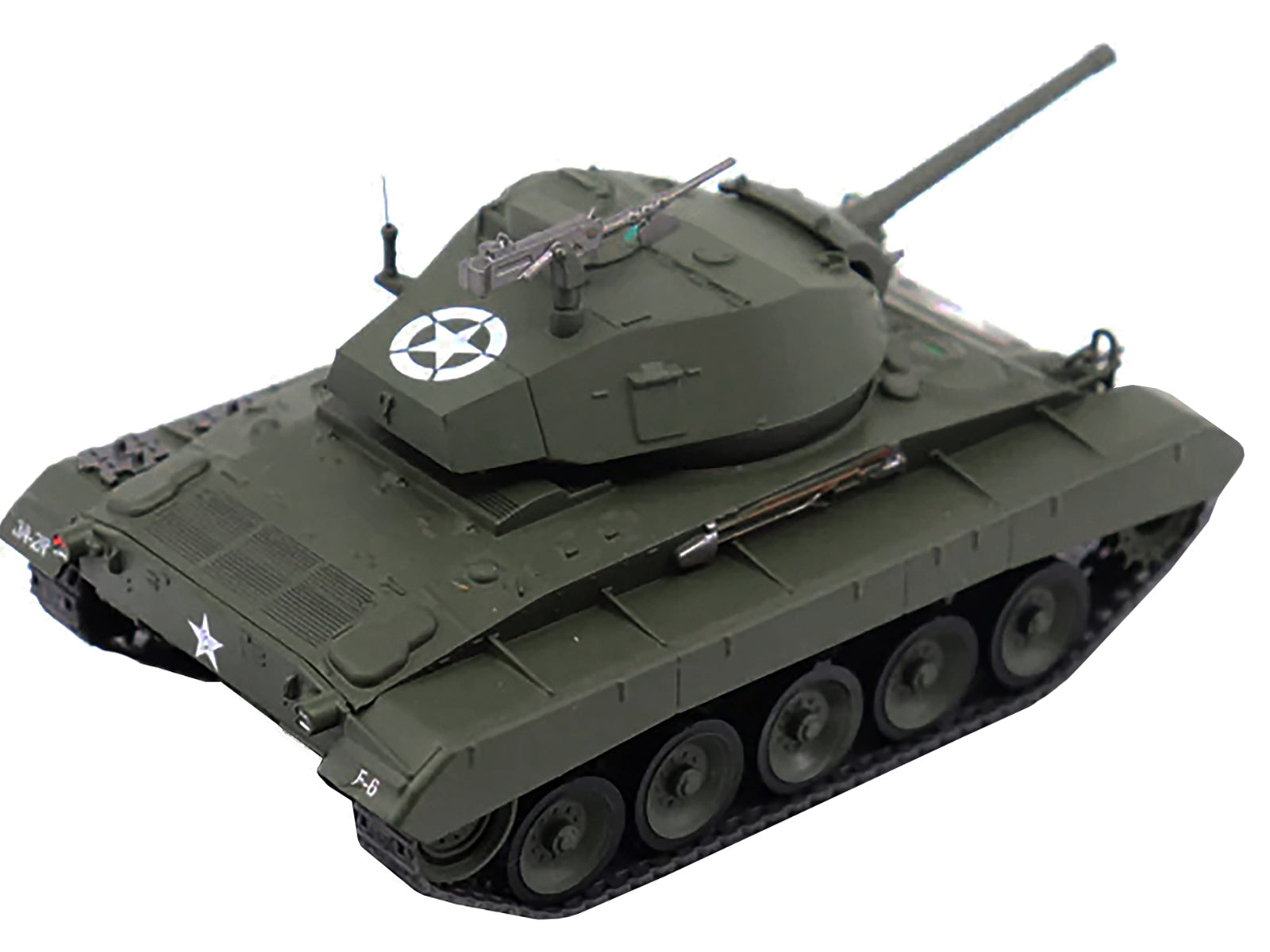 m24 chaffee light tank rita hayworth 2nd cavalry 1/43 diecast model