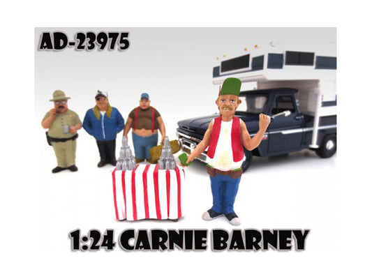 carnie barney \trailer park\" figure for 1:24 scale diecast model cars