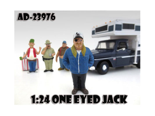 one eyed jack \trailer park\" figure for 1:24 diecast model cars