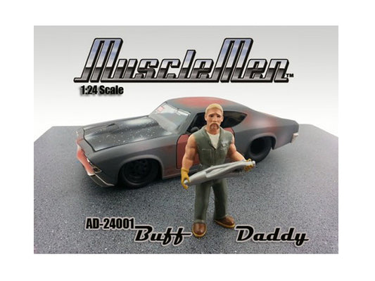 musclemen buff daddy figure for 1:24 diecast model car
