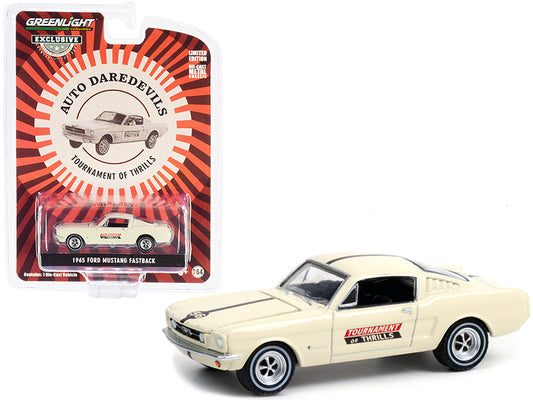 1965 ford mustang fastback 56 auto daredevils tournament 1/64 diecast model car