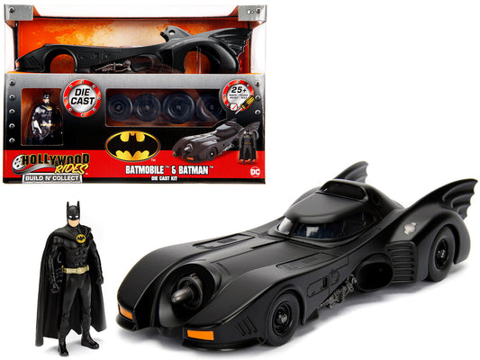 model kit batmobile batman diecast figurine build collect 1/24 car