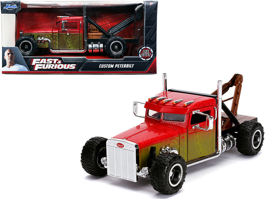 custom peterbilt tow truck "fast & furious" series 1/24 diecast model