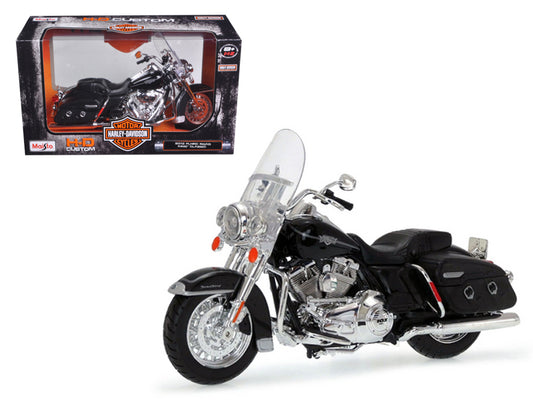 2013 harley davidson flhrc road king classic black 1/12 diecast motorcycle model
