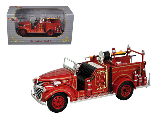 1941 gmc fire engine truck red 1/32 diecast model