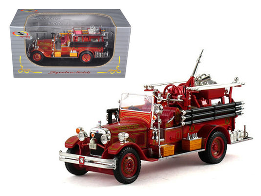 1931 seagrave fire engine truck red 1/32 diecast model