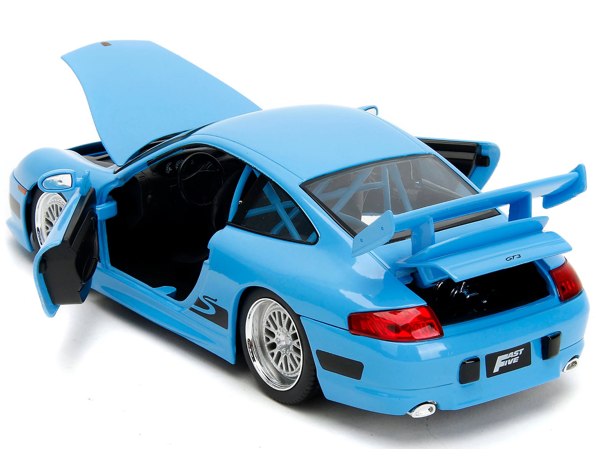 porsche 911 gt3 rs with accents fast furious movie 1/24 diecast model car