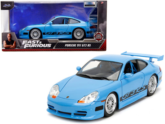 porsche 911 gt3 rs with accents fast furious movie 1/24 diecast model car