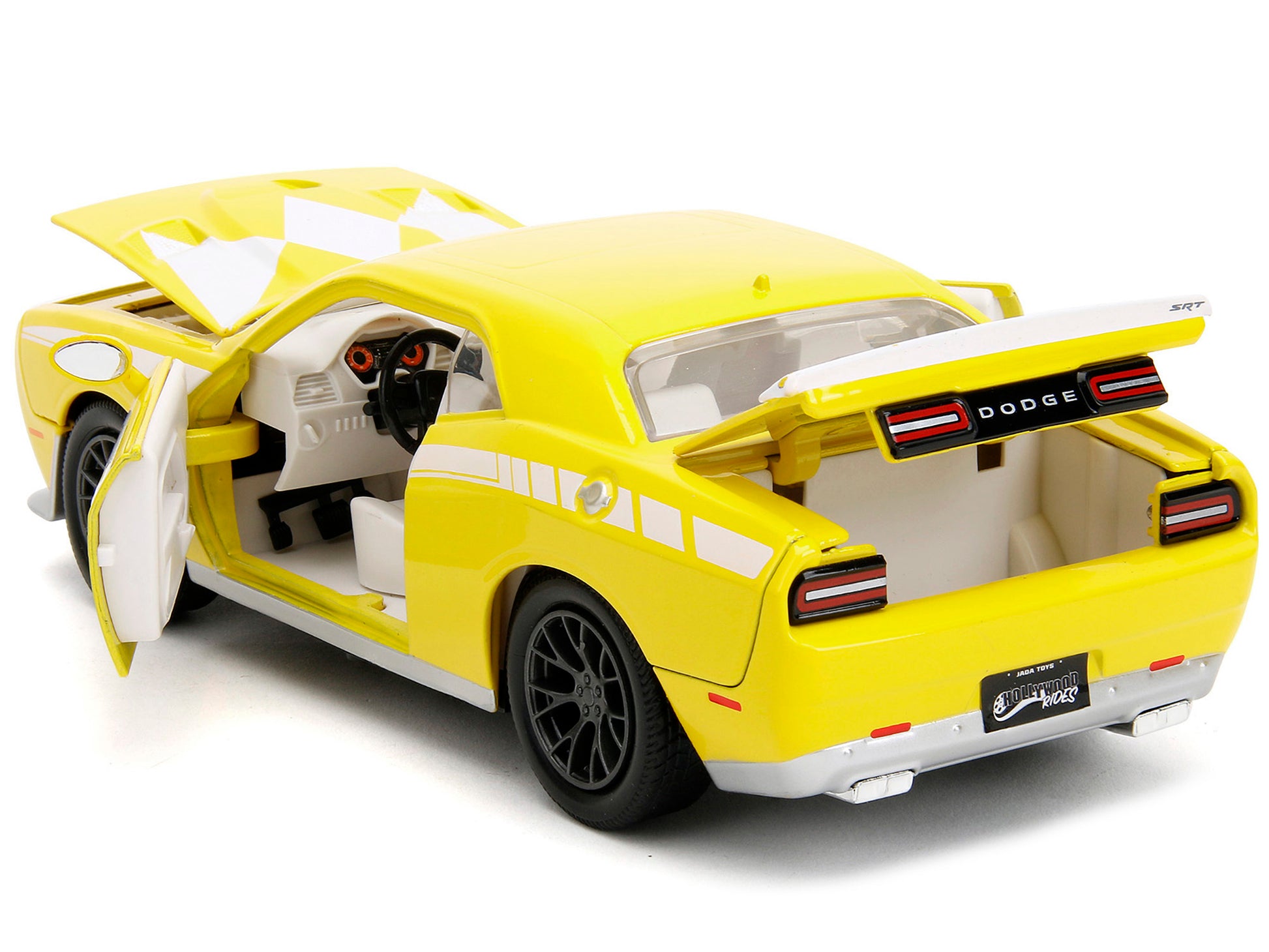 2015 dodge challenger srt hellcat diecast figure power rangers 1/24 model car
