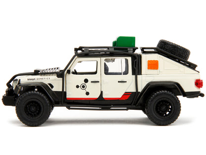 jeep gladiator pickup truck biosyn genetics jurassic 1/32 diecast model car