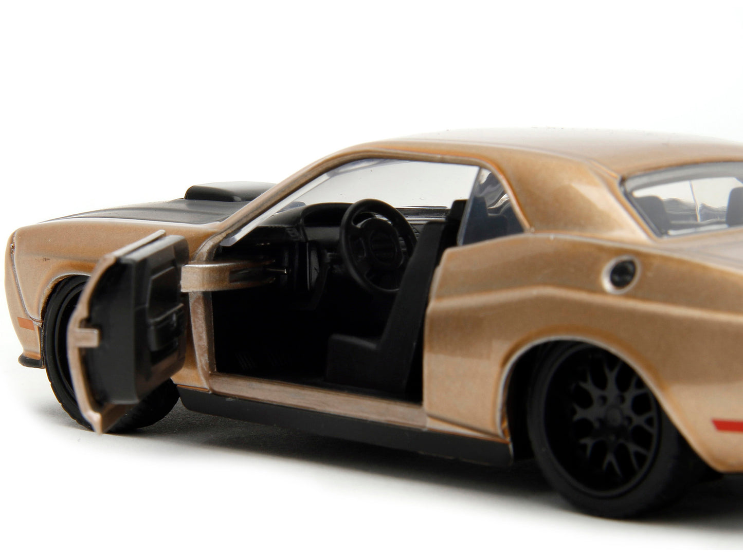 2012 dodge challenger srt8 hood slips 1/32 diecast model car