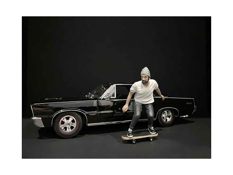 skateboarder figurine ii for 1/18 scale models