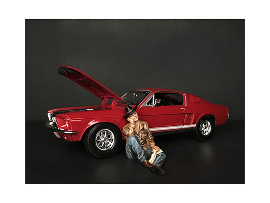 the western style figurine iv for 1/24 scale models