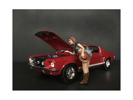 the western style figurine v for 1/24 scale models