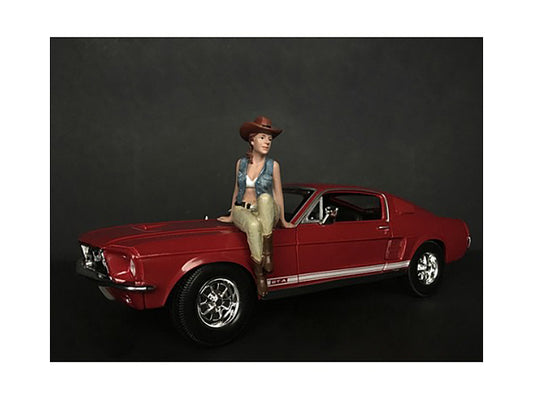 the western style figurine vi for 1/24 scale models