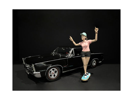 skateboarder figurine iv for 1/24 scale models