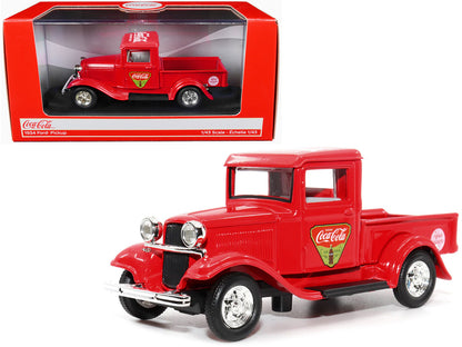 1934 ford pickup truck "coca-cola" red 1/43 diecast model car