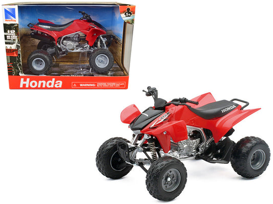 2009 honda trx 450r atv red 1/12 diecast motorcycle model