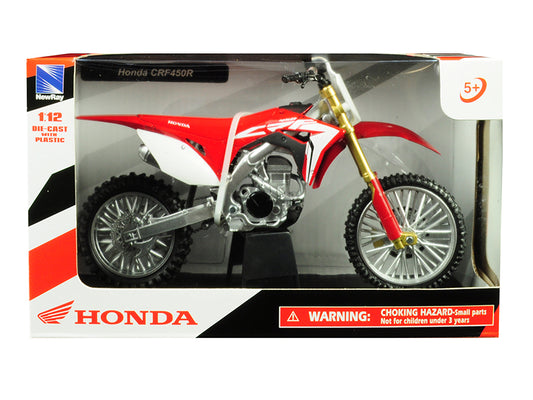 honda crf450r red 1/12 diecast motorcycle model