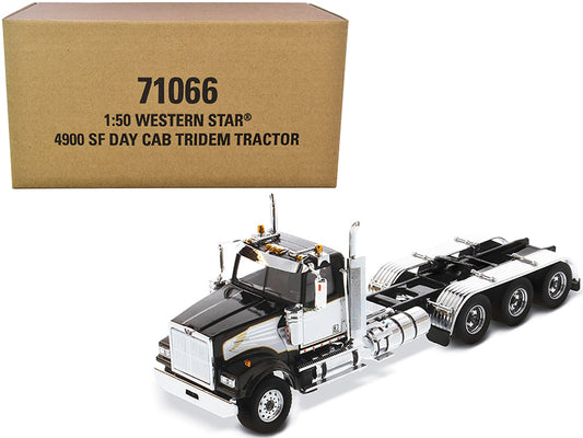 western star 4900 sf tridem truck tractor 1/50 diecast model