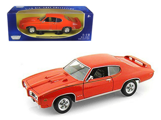 1969 pontiac gto judge orange 1/18 diecast model car