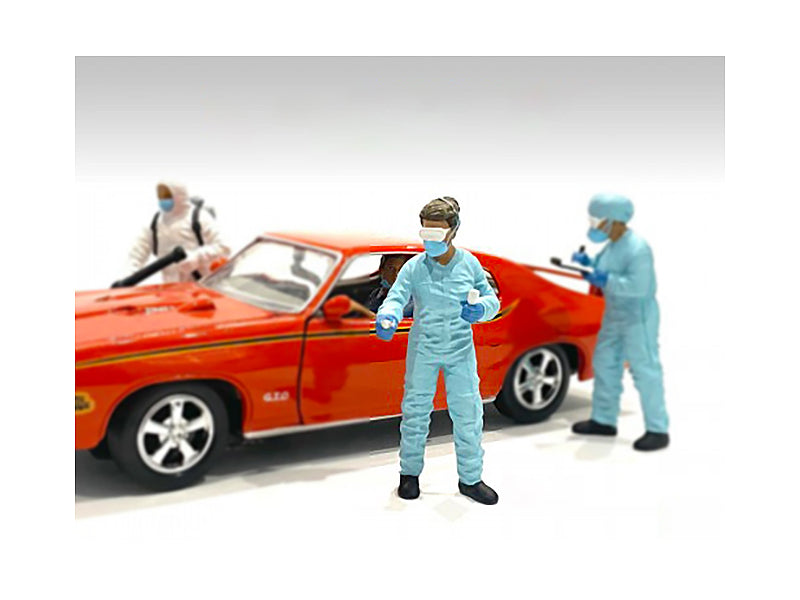 hazmat crew figurine ii for 1/18 scale models