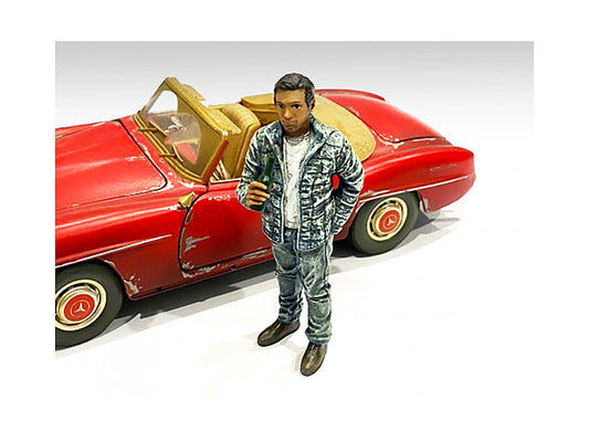 auto mechanic hangover tom figurine for 1/18 scale models