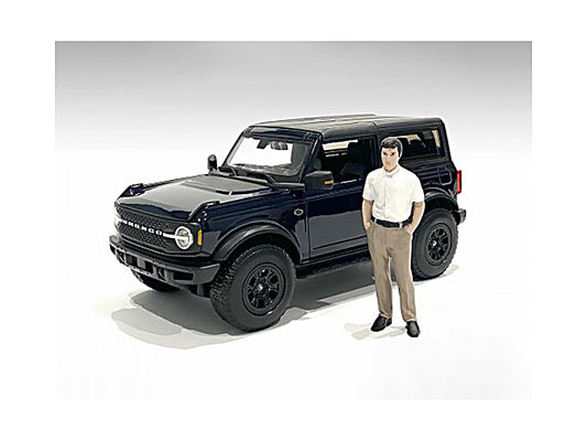 "the dealership" customer i figurine for 1/24 scale models