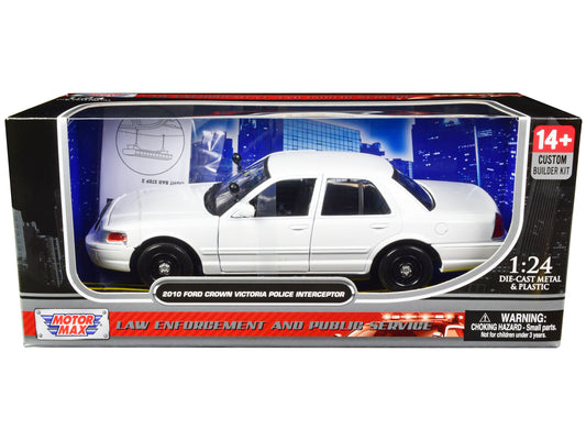 2010 ford crown victoria unmarked builders kit 1/24 diecast model car