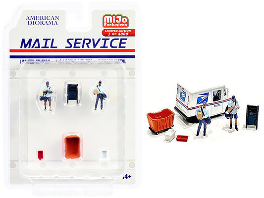 mail diecast male figurines 4800 1/64 models