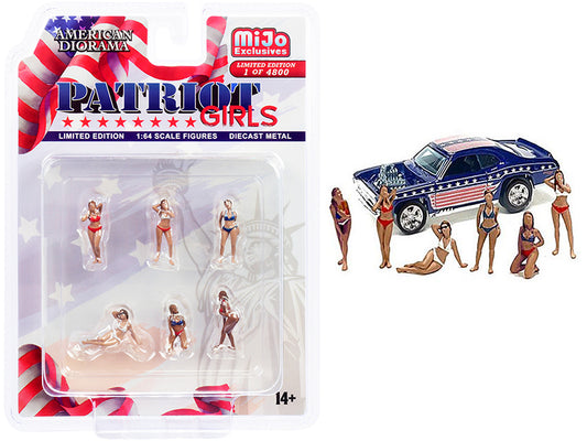 patriot girls diecast figurines 4800 1/64 models