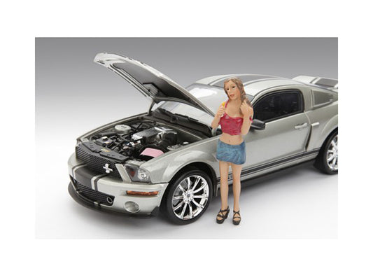 female monica figure for 1:18 diecast model cars