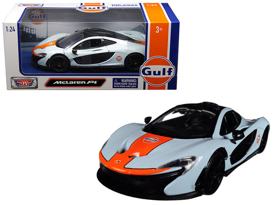 mclaren p1 with gulf oil livery with stripe 1/24 diecast model car