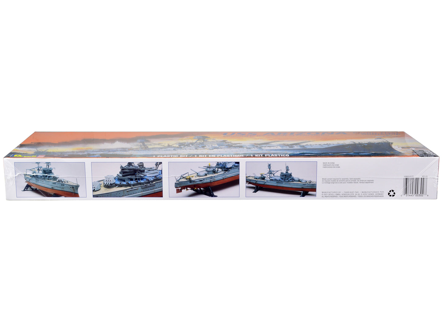 level model kit uss arizona pacific fleet battleship memorial tragedy 1/426 