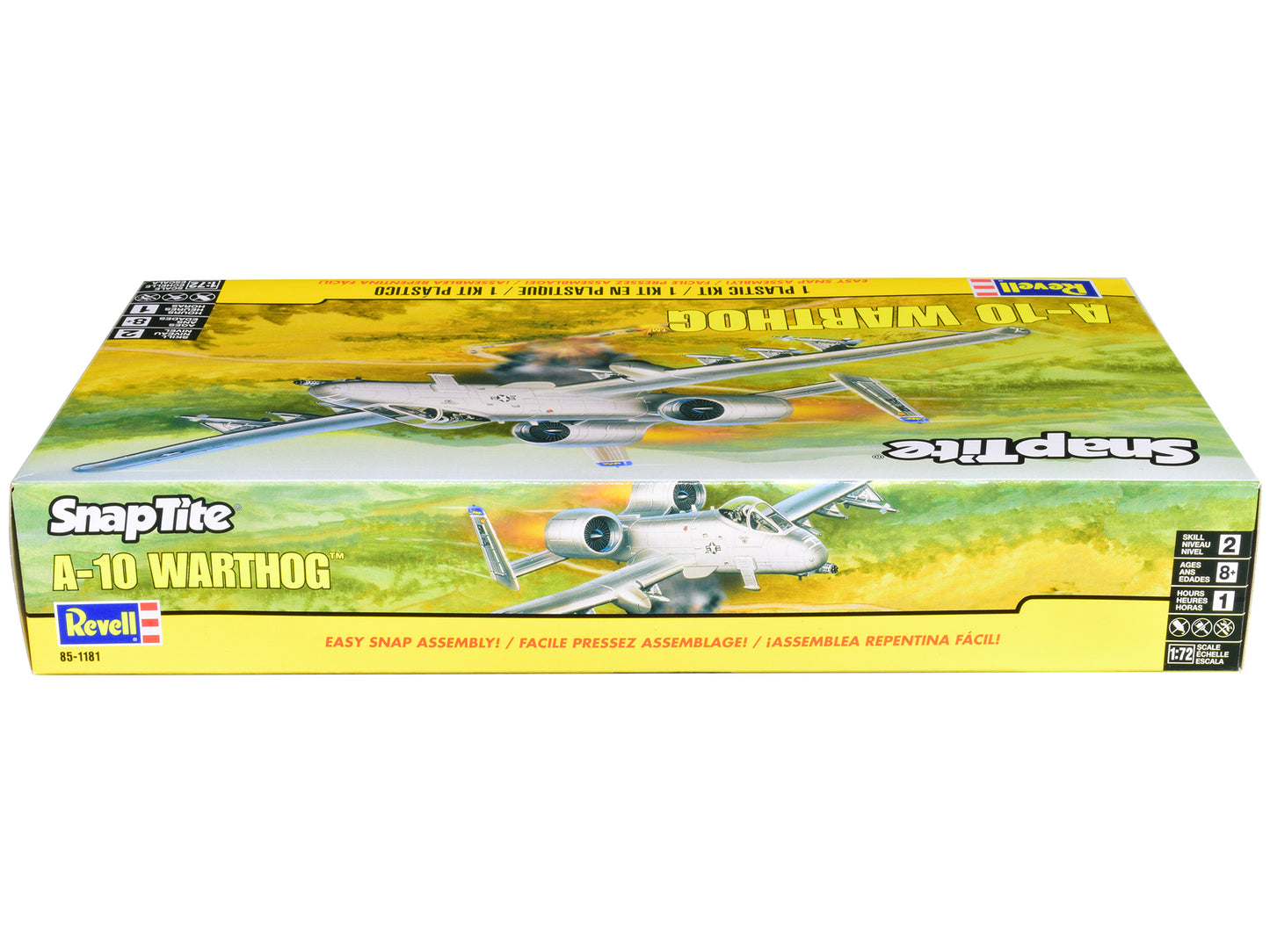 level snap tite model kit fairchild republic -10 warthog thunderbolt 1/72 