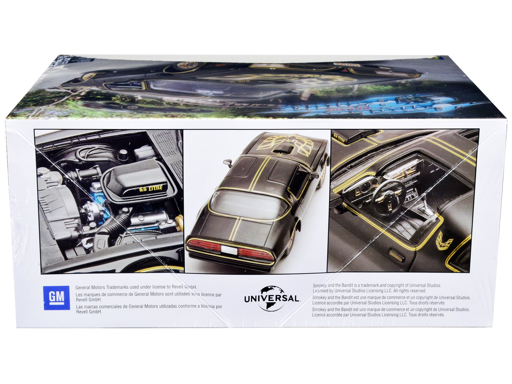 level model kit 1977 pontiac firebird smokey and the bandit movie 1/25 scale car