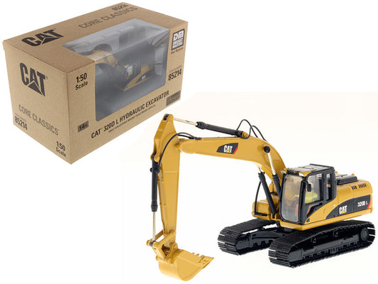 cat caterpillar 320d l hydraulic excavator with operator \core classics series\" 1/50 diecast model