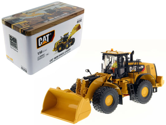 cat 982m wheel loader with operator high line series 1/50 diecast model