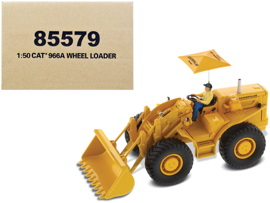 cat 966a wheel loader with operator vintage series 1/50 diecast model