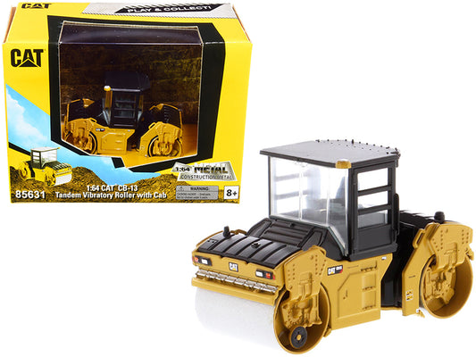 cat cb-13 tandem vibratory roller play collect 1/64 diecast model