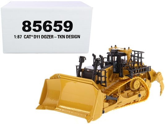 cat d11 - tractor dozer tkn 1/87 ho diecast model