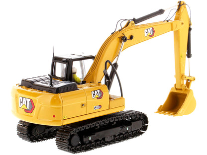 cat 320 gx hydraulic excavator with operator high line series 1/50 diecast model