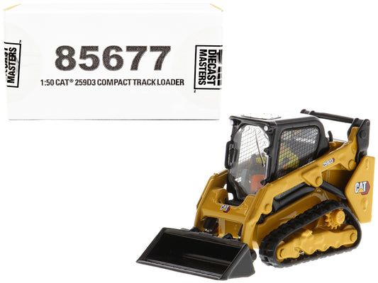 cat 259d3 compact loader work 1/50 diecast model