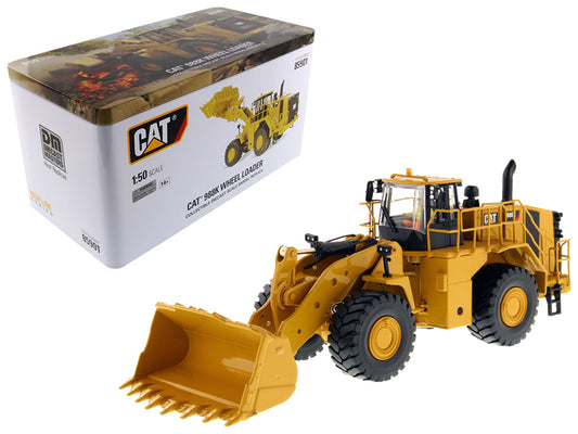 cat 988k wheel loader with operator high line series 1/50 diecast model