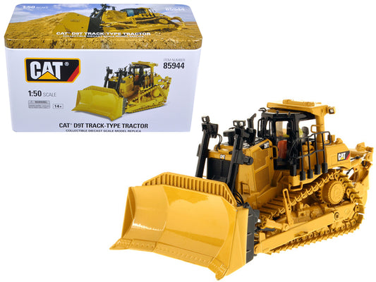 cat d9t track-type tractor with operator high line series 1/50 diecast model