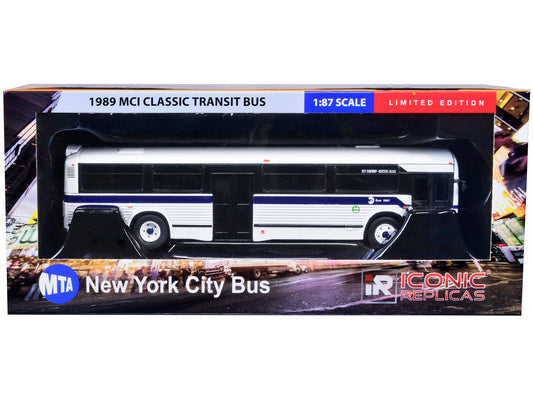 1989 mci classic mta new york q11 subway-queens blvd 1/87 diecast model